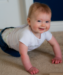 Mommy's Angel Crawling